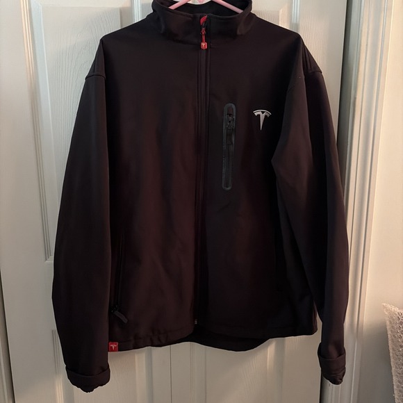 Tesla JacketXLBlack Soft Shell Polyester Stretch Full Zip Corporate